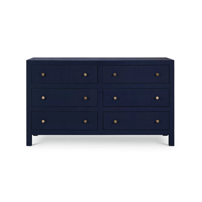 Bramble - Kagu 6 Drawer Dresser w/ Raffia - BR-28584 - GreatFurnitureDeal