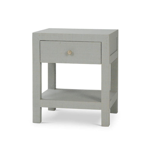 Bramble - Kagu 1 Drawer Nightstand Wrapped in Raffia Pale Blue Wash - 28585RFPB----- - GreatFurnitureDeal