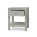Bramble - Kagu 1 Drawer Nightstand Wrapped in Raffia Pale Blue Wash - 28585RFPB----- - GreatFurnitureDeal