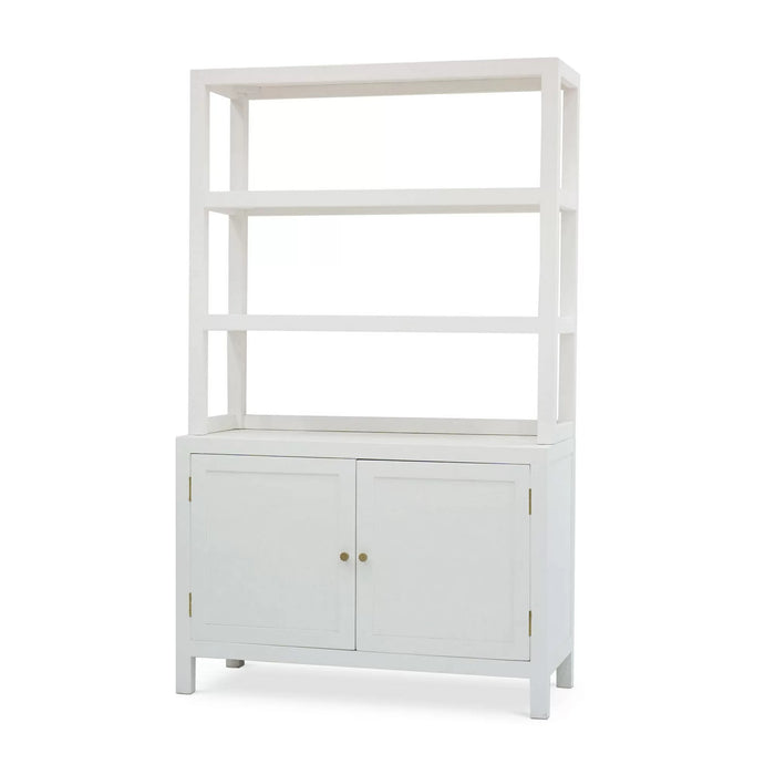 Bramble - Kagu Open Hutch w/ Raffia - BR-28586 - GreatFurnitureDeal