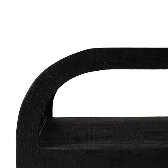 Bramble - Vannes Raffia Coffee Table w/ Shelf - BR-28588 - GreatFurnitureDeal