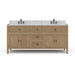 Bramble - Cholet Double Vanity w/ Sink & Marble Top - BR-28593 - GreatFurnitureDeal