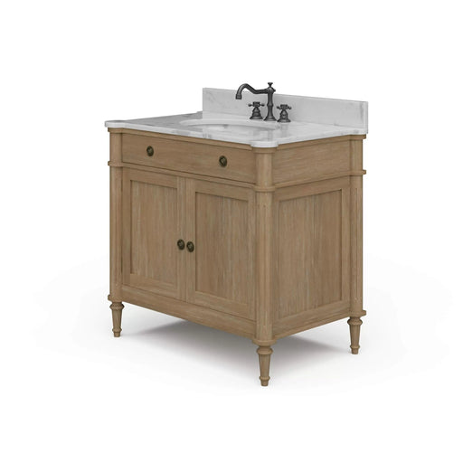 Bramble - Kelly Single Vanity w/ Sink & Marble Top - BR-28594 - GreatFurnitureDeal