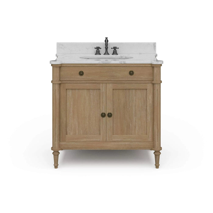 Bramble - Kelly Single Vanity w/ Sink & Marble Top - BR-28594 - GreatFurnitureDeal