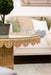 Bramble - Scalloped Round Bistro Table w/ Tempered Glass in Rattan Natural - 28641RNAT----- - GreatFurnitureDeal