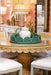 Bramble - Scalloped Round Bistro Table w/ Tempered Glass in Rattan Natural - 28641RNAT----- - GreatFurnitureDeal