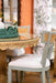Bramble - Scalloped Round Bistro Table w/ Tempered Glass in Rattan Natural - 28641RNAT----- - GreatFurnitureDeal