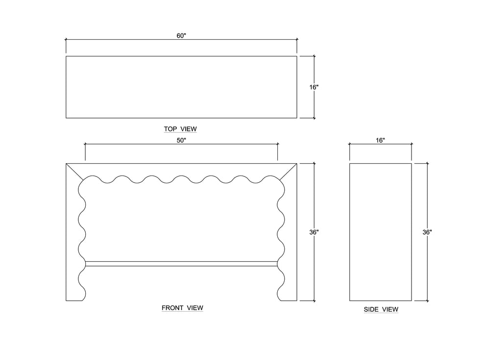 Bramble - Chloe Console Table - BR-28677 - GreatFurnitureDeal