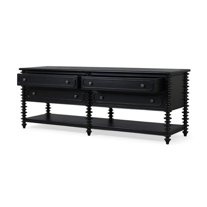Bramble - Fleet 4 Door Sideboard in Sandbar - 28678BBA-----