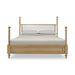 Bramble - Milano Upholstered King Bed In Fruitwood w/ Arctic White Performance Fabric - 28679FRWSF204---- - GreatFurnitureDeal