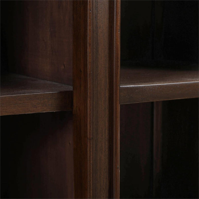 Bramble - Vannes Crescent Console in Matt Teak Brown - 28685MTB-----