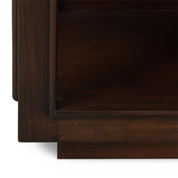 Bramble - Vannes Crescent Console in Matt Teak Brown - 28685MTB-----