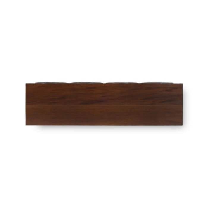Bramble - Vannes Crescent Console in Matt Teak Brown - 28685MTB-----