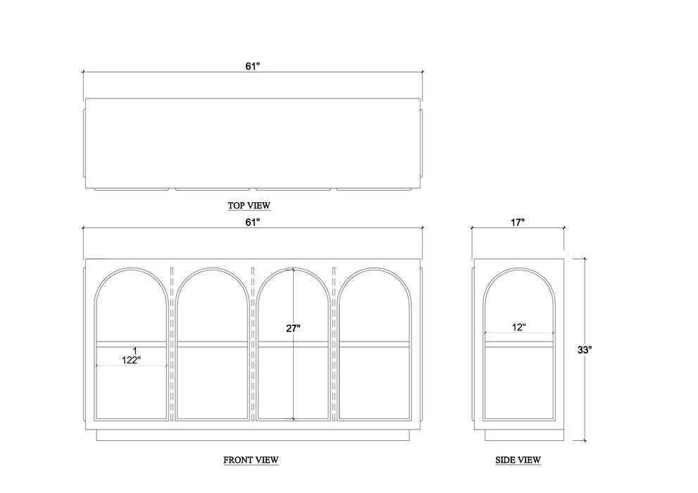 Bramble - Vannes Crescent Console - BR-28685 - GreatFurnitureDeal