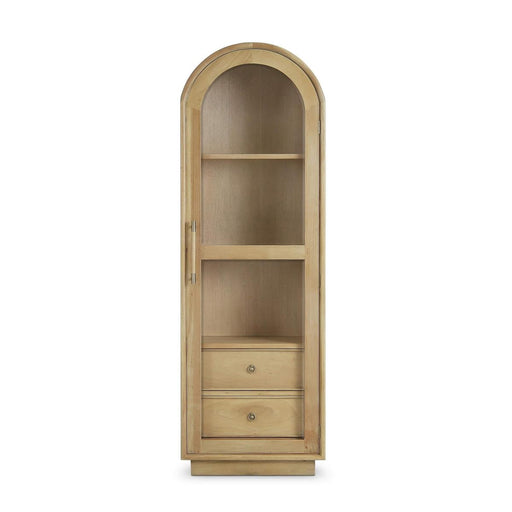 Bramble - Vannes Single Door Display Cabinet in Fruitwood - 28686FRW----- - GreatFurnitureDeal