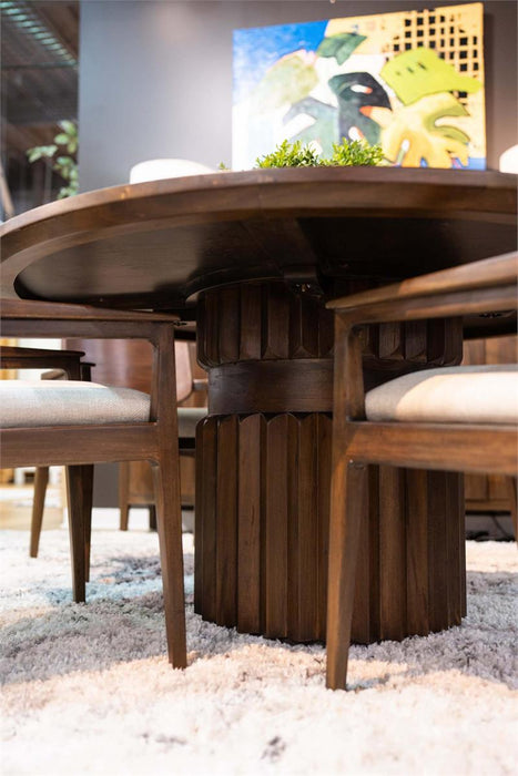 Bramble - Colorado Round Dining Table 60'' in Walnut - 28688WLT-----