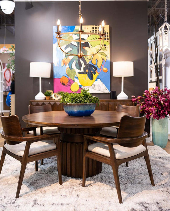 Bramble - Colorado Round Dining Table 60'' in Walnut - 28688WLT-----