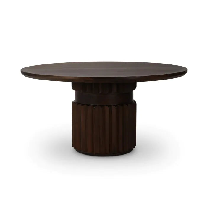 Bramble - Colorado Round Dining Table 60'' in Walnut - 28688WLT----- - GreatFurnitureDeal