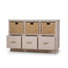 Bramble - Dakota Storage Unit w/ 3 Drawers & Rattan Baskets - 28695 - GreatFurnitureDeal