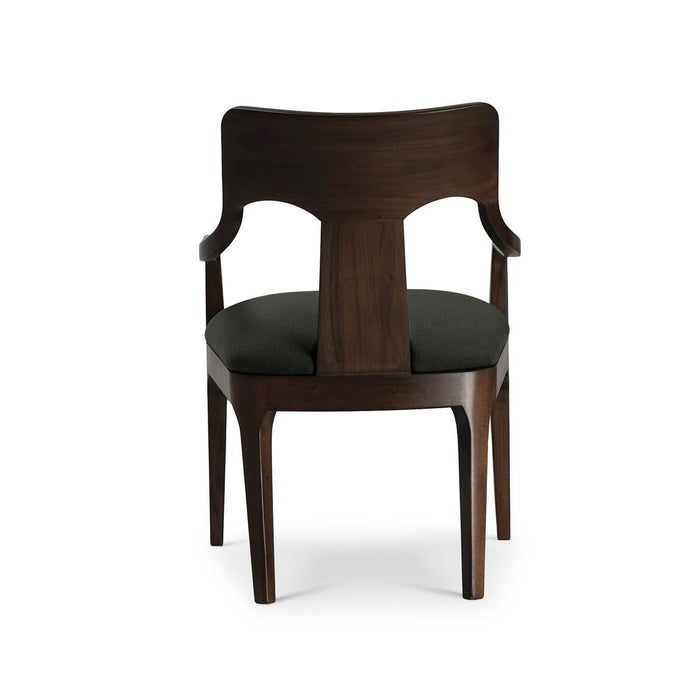 Bramble - Colorado Dining Chair in Walnut w/ Smoke Performance Fabric - 28699WLTSF214---- Set of 2