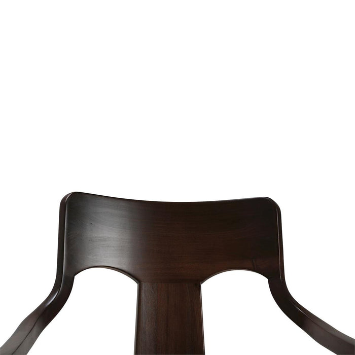 Bramble - Colorado Dining Chair in Walnut w/ Smoke Performance Fabric - 28699WLTSF214---- Set of 2