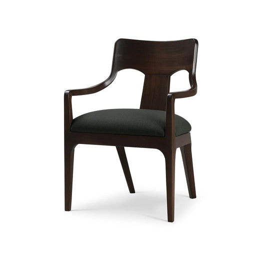 Bramble - Colorado Dining Chair in Walnut w/ Smoke Performance Fabric - 28699WLTSF214---- Set of 2 - GreatFurnitureDeal