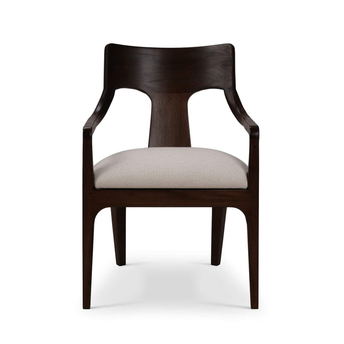 Bramble - Colorado Dining Chair in Walnut w/ Dinara Natural Fabric - 28699WLTSF227---- - GreatFurnitureDeal