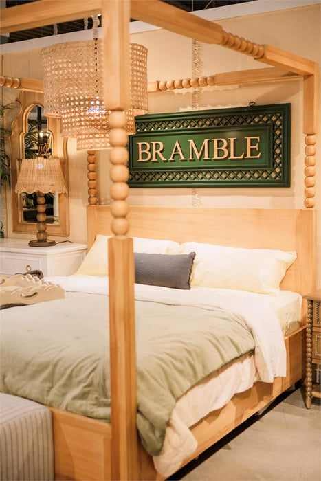 Bramble - Cholet Poster King Bed in Fruitwood - 28703FRW-----