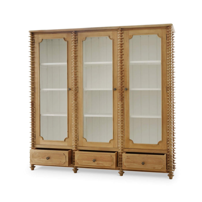 Bramble - Milano Bookcase w/ 3 Glass Doors - BR-28706 - GreatFurnitureDeal