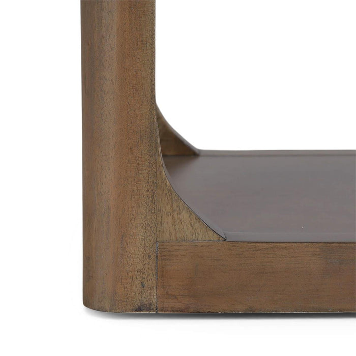 Bramble - Corte Open Console Table w/ 2 Drawers in Straw Wash - 28708STW-----