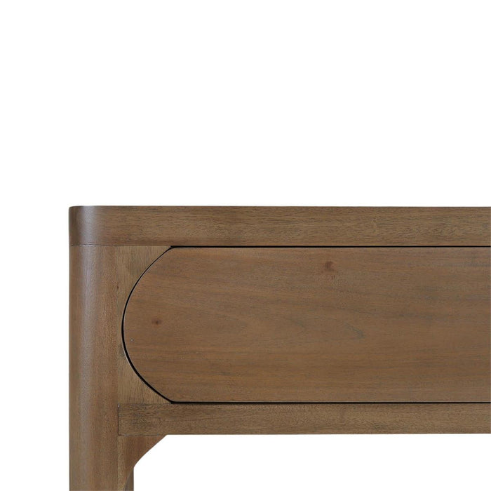 Bramble - Corte Open Console Table w/ 2 Drawers in Straw Wash - 28708STW-----