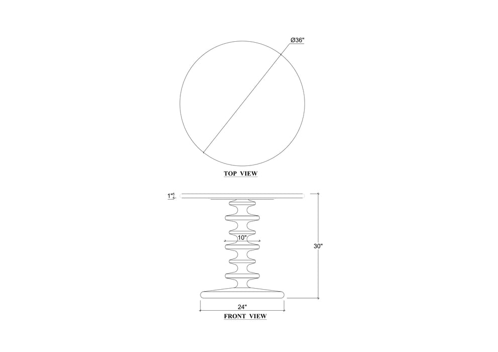 Bramble - Milano Bistro Table - BR-28710 - GreatFurnitureDeal
