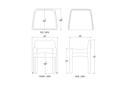 Bramble - Vannes Dining Chair -Set of 2- BR-28713 - GreatFurnitureDeal