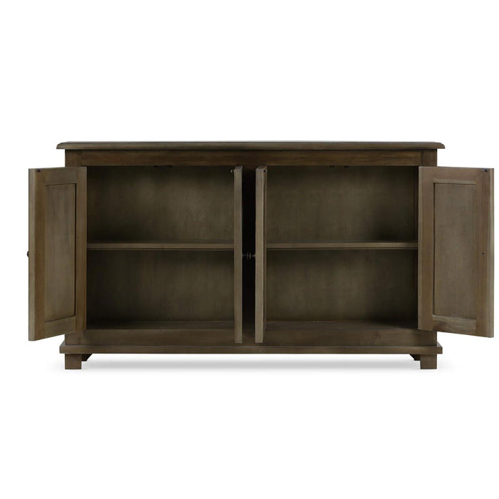 Bramble - Osborne Narrow 4 Door Sideboard in Straw Wash - 28717STW----- - GreatFurnitureDeal