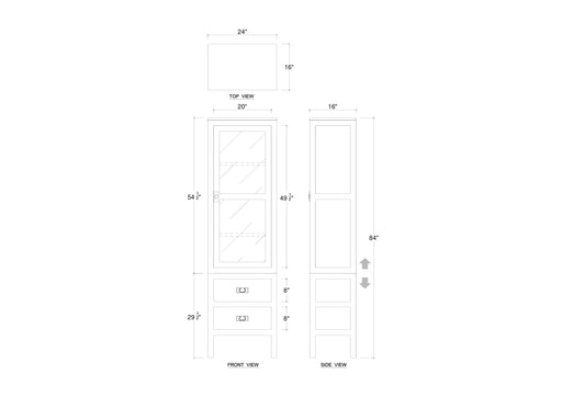 Bramble - Kagu Tall Cabinet Wrapped in Raffia - BR-28719 - GreatFurnitureDeal