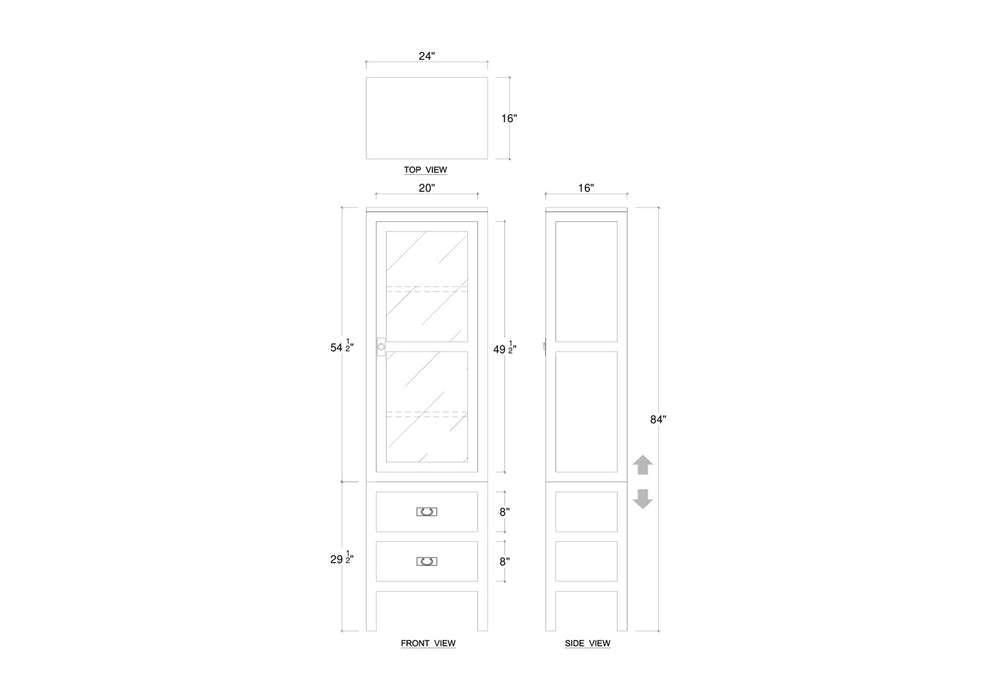 Bramble - Kagu Tall Cabinet Wrapped in Raffia Pale Blue w/ True White Interior - 28719RFPB-TRW--- - GreatFurnitureDeal