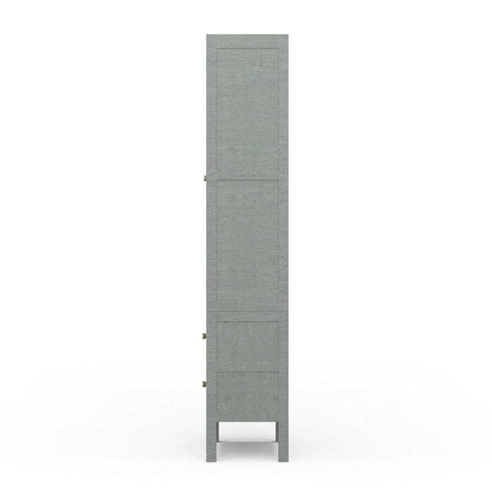 Bramble - Kagu Tall Cabinet Wrapped in Raffia - BR-28719 - GreatFurnitureDeal