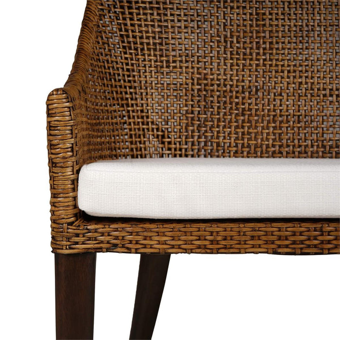 Bramble - Savanah Rattan Loveseat w/ Cushion - BR-28721