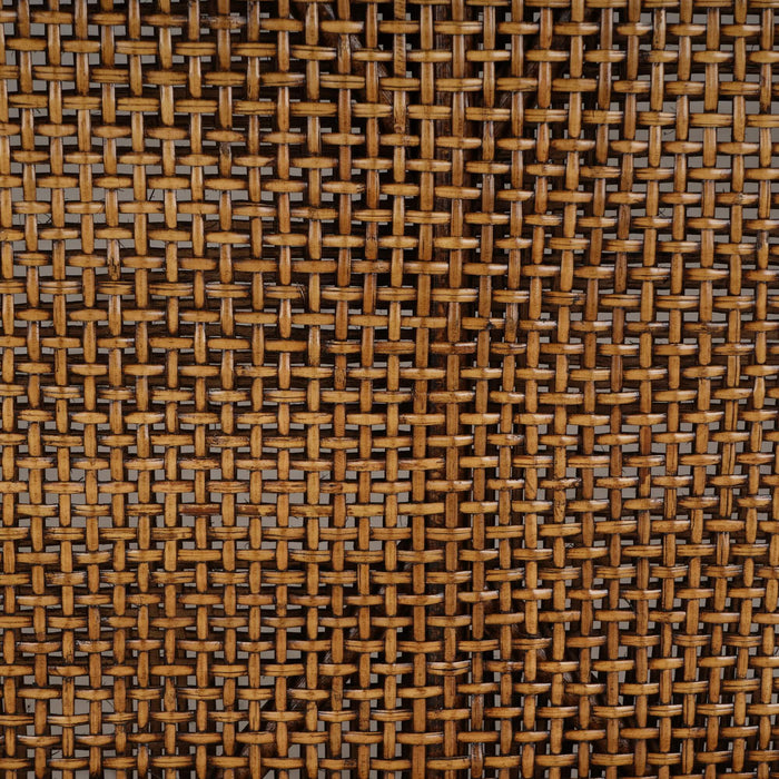 Bramble - Savanah Rattan Loveseat in Light Glazed Rattan w/ Arctic White Performance Fabric Cushion - 28721WLTSF204RGZE--- - GreatFurnitureDeal