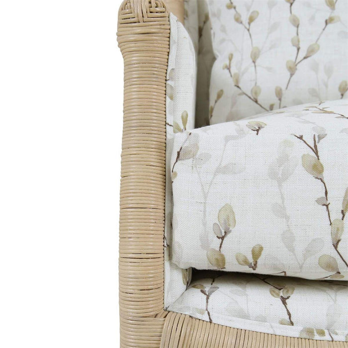 Bramble - Rabana Rattan Chair in Natural Rattan w/ Whisper Word Fabric Cushion - 28728RNATSF225---- - GreatFurnitureDeal