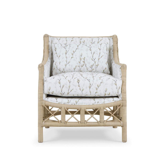 Bramble - Rabana Rattan Chair in Natural Rattan w/ Whisper Word Fabric Cushion - 28728RNATSF225---- - GreatFurnitureDeal