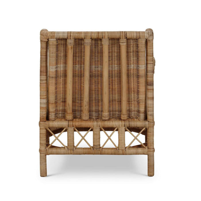 Bramble - Rabana Rattan Chair in Natural Rattan w/ Whisper Word Fabric Cushion - 28728RNATSF225---- - GreatFurnitureDeal