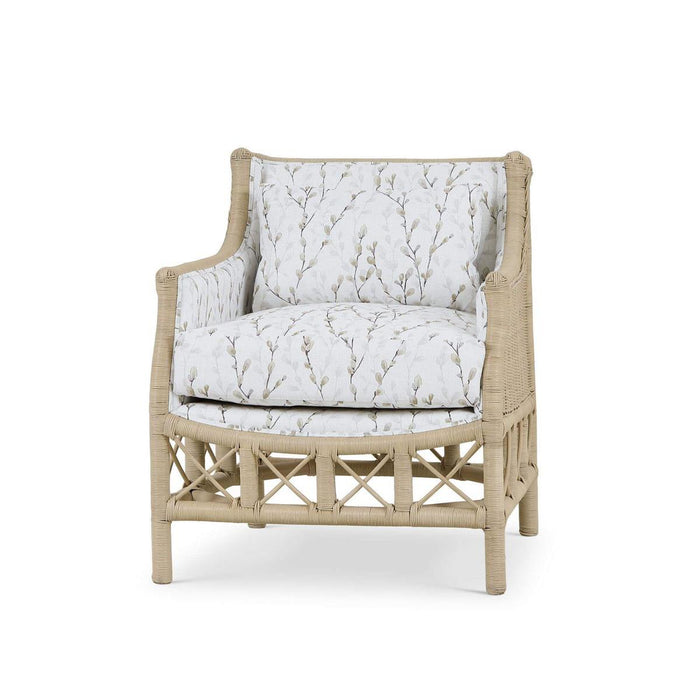 Bramble - Rabana Rattan Chair in Natural Rattan w/ Whisper Word Fabric Cushion - 28728RNATSF225---- - GreatFurnitureDeal
