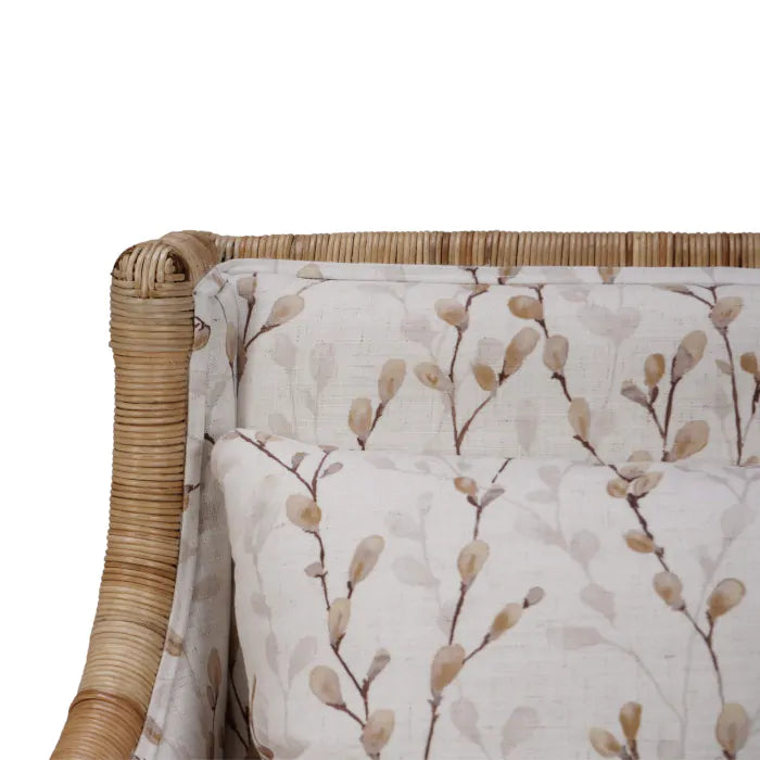 Bramble - Rabana Rattan Chair in Natural Rattan Chair w/ Whisper Word Fabric cushion - 28728RNATSF225---- - GreatFurnitureDeal