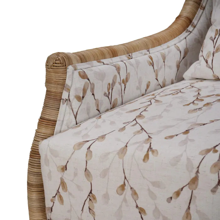 Bramble - Rabana Rattan Chair in Natural Rattan Chair w/ Whisper Word Fabric cushion - 28728RNATSF225---- - GreatFurnitureDeal