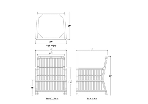Bramble - Oceana Rattan Chair - BR-28729 - GreatFurnitureDeal