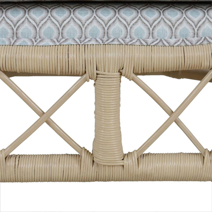 Bramble - Hampton Rattan Natural Wing Chair - BR-28730 - GreatFurnitureDeal