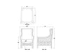 Bramble - Hampton Rattan Wing Chair in Natural Rattan w/ Spivey Rost Fabric - 28730RNATSF224---- - GreatFurnitureDeal