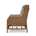 Bramble - Hampton Rattan Wing Chair in Natural Rattan w/ Spivey Rost Fabric - 28730RNATSF224---- - GreatFurnitureDeal