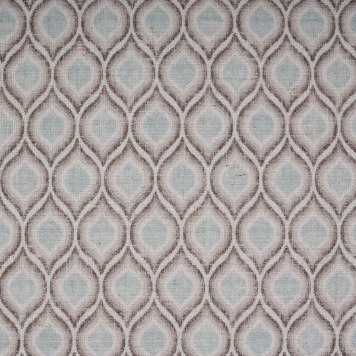 Bramble - Hampton Rattan Wing Chair in Natural Rattan w/ Spivey Rost Fabric - 28730RNATSF224---- - GreatFurnitureDeal